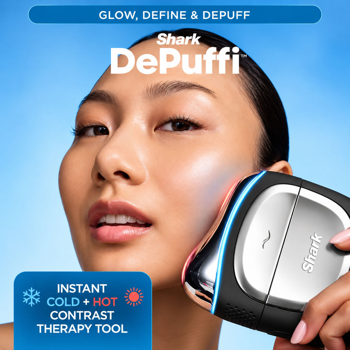 Shark GlowChill™ – Hot & Cold Facial Sculpting Device